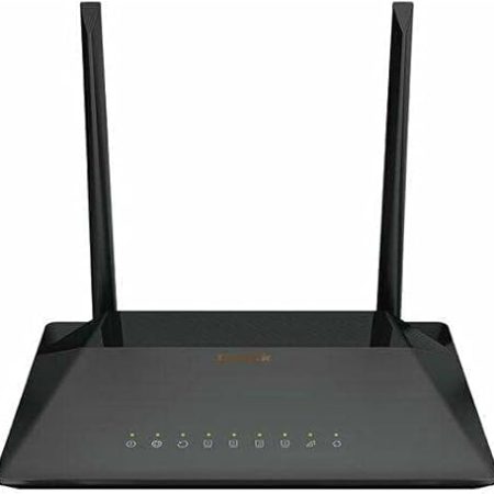 D-Link DSL-224 N300 Wireless Router, VDSL2/ADSL2+, 4-Port