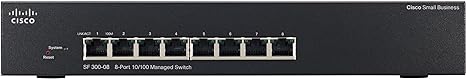 SF300-08 Cisco 8-Port 10/100 Managed Switch
