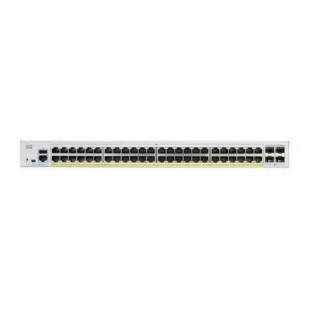Cisco CBS350-48P-4X-EU Managed PoE+ Switch, 48 Port Gigabit Ethernet + 4 Port SFP+