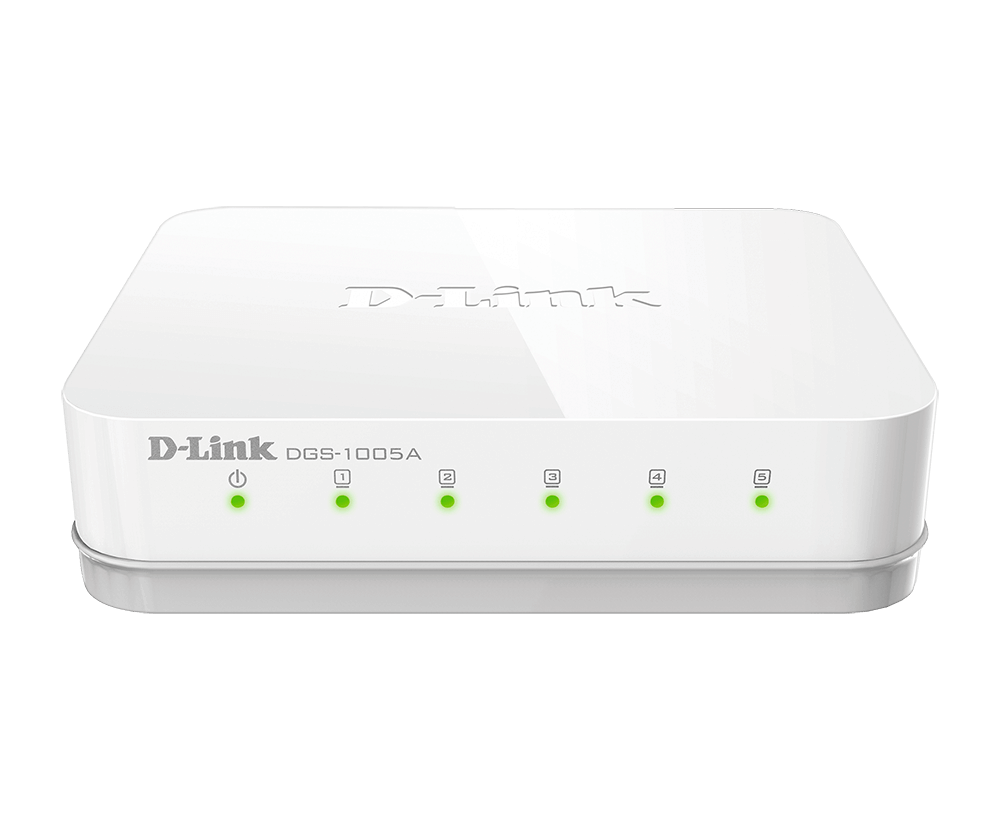 D-Link DGS-1005A, 5 Port Gigabit Desktop Switch
