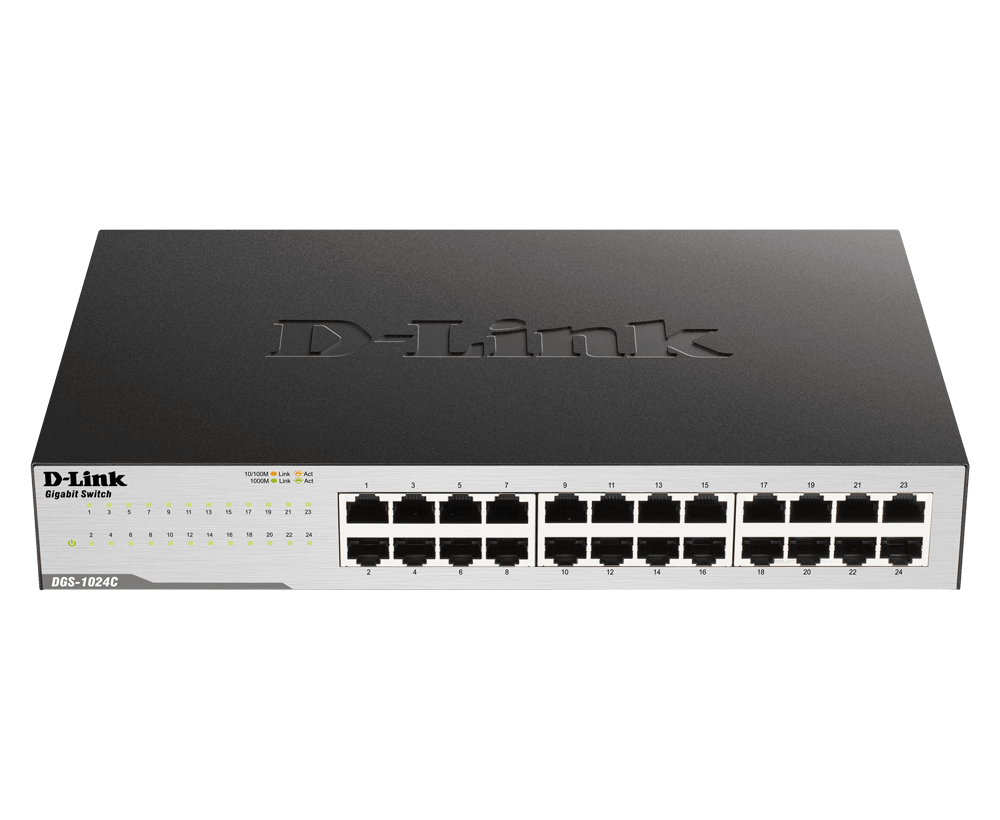 DGS-1024C Switch D-Link 24-Port Gigabit Unmamaged