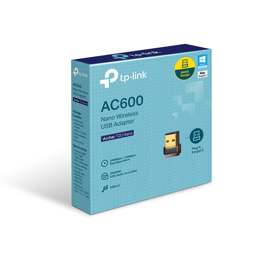 TP-Link Archer T2U Nano AC600 Nano Wireless USB Adapter - Image 3