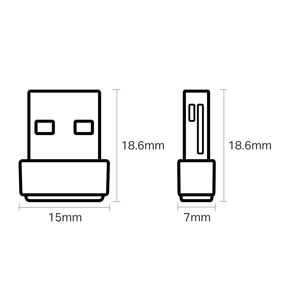 TP-Link Archer T2U Nano AC600 Nano Wireless USB Adapter - Image 2
