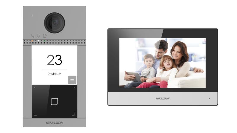 HIKVISION DS-KIS604-P(B) IP video intercom kit