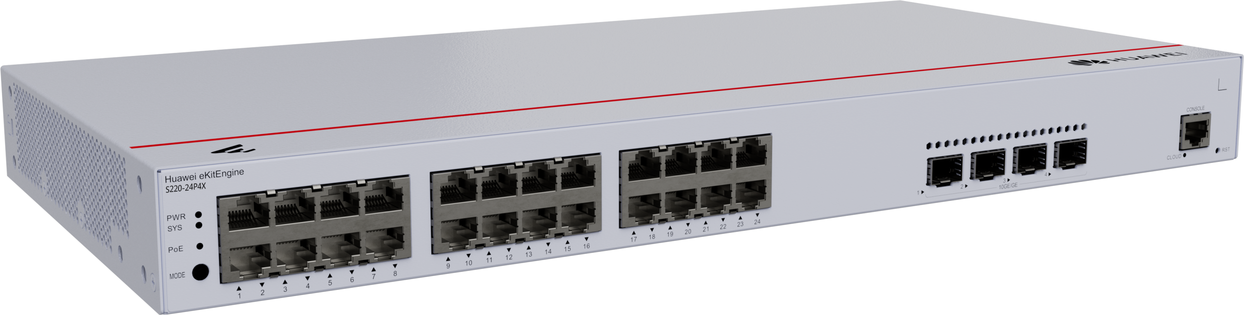 Huawei eKitEngine S220-24P4X Managed Switch POE 24 Port