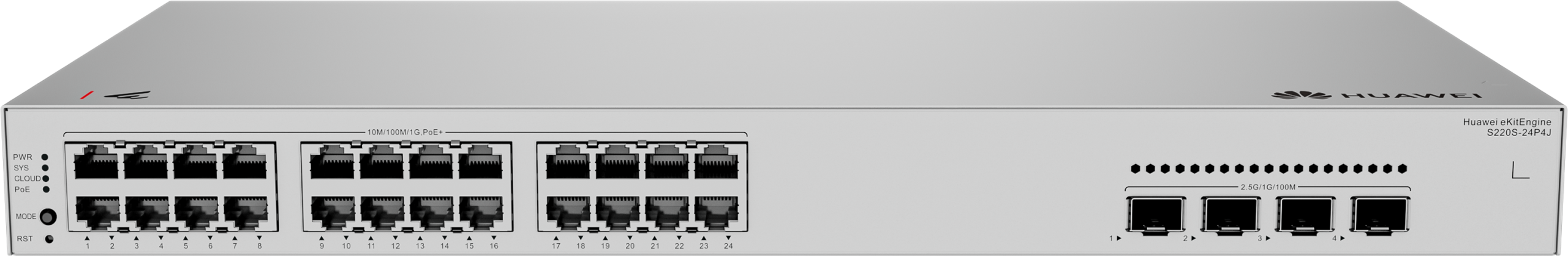 Huawei eKITEngine S220S-24P4J Managed Switch PoE 24 Port - Image 3