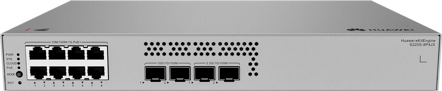 Huawei eKitEngine S220S-8P4JX PoE switch 8 Port - Image 3