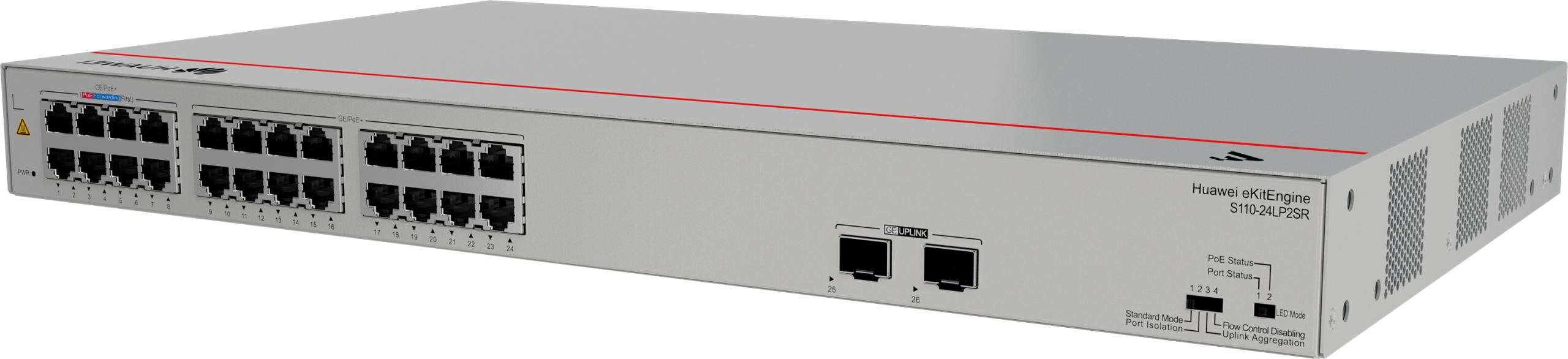 Huawei eKitEngine S110-24LP2SR Unmanaged PoE+ Switch 24 Port - Image 2