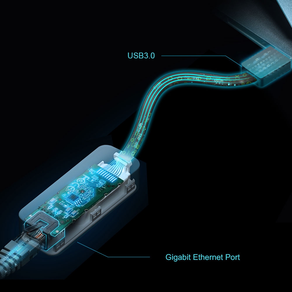 TP-Link UE306 USB 3.0 to Gigabit Ethernet Network Adapter - Image 5