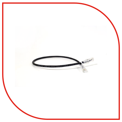 ProLink CAT6 Patch cord , 0.25m , LSZH, Black (PL-PC-U6-0.25BK)