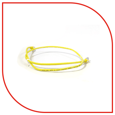 ProLink CAT6 Patch cord , 0.5m , LSZH, Yellow PL-PC-U6-0.5Y)
