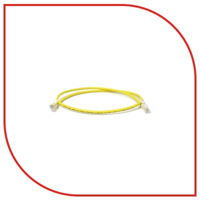 ProLink CAT6A Patch cord ,1m,Yellow LSZH (PL-PC-U6A-1Y)