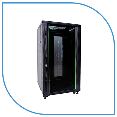 ProRack 18U 600*600 PR-FG6618 Standing Network Rack with glass door