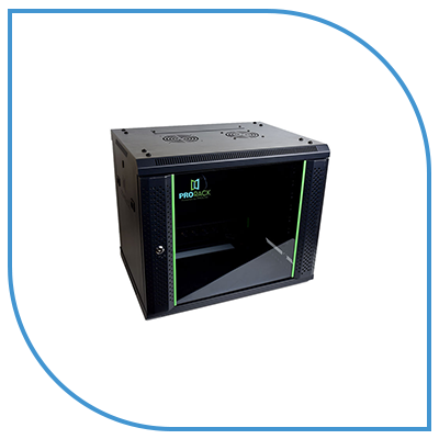 ProRack 9U 600*600 PR-W6609 Wall mount cabinet with glass door