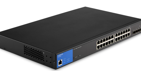 LINKSYS-LGS328MPC 24 PORTS POE 410 WATTS + 4 PORTS 1010G
