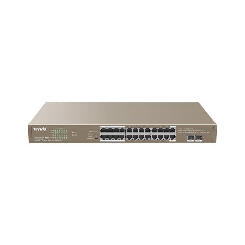 Tenda TEG1126P-24-410W, 24GE+2SFP Ethernet Switch