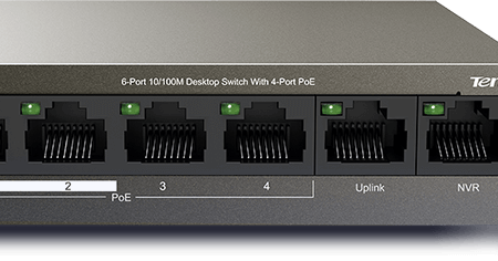 TEF1106P-4-63W 6-Port 10/100M Desktop Switch
