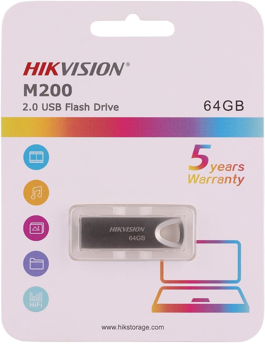 Hikvision 64 GB USB Flash Drive - HS-USB-M200(STD)/64G