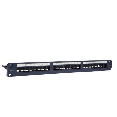 SCHNEIDER CAT 6 UTP 24 PORT PATCH PANEL UNLOADED ACTPPS24NSU-E