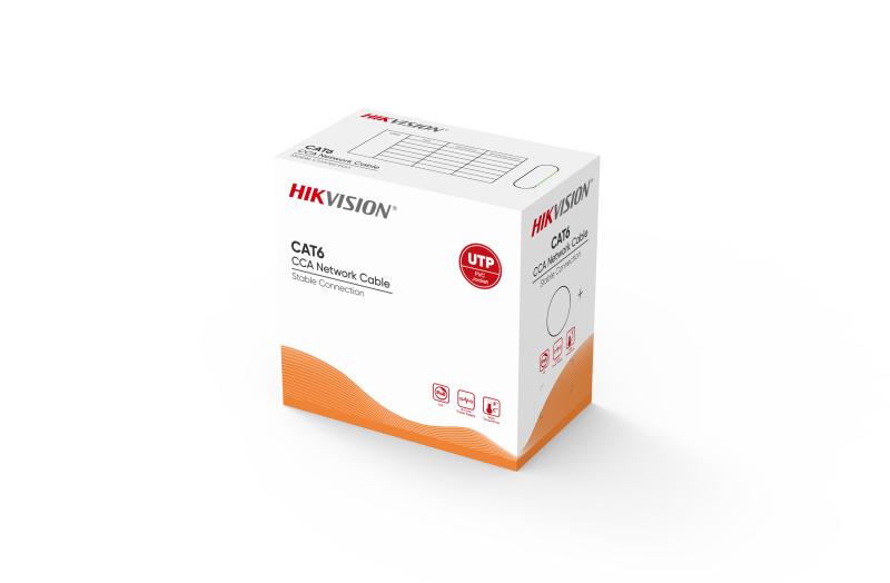 Hikvision DS-1LN6-UU/CCA Network Cable 305m Cat6 UTP