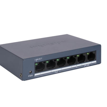 Hikvision Switch DS-3E0106MP-E/M 4 Port 10/100 Mbps