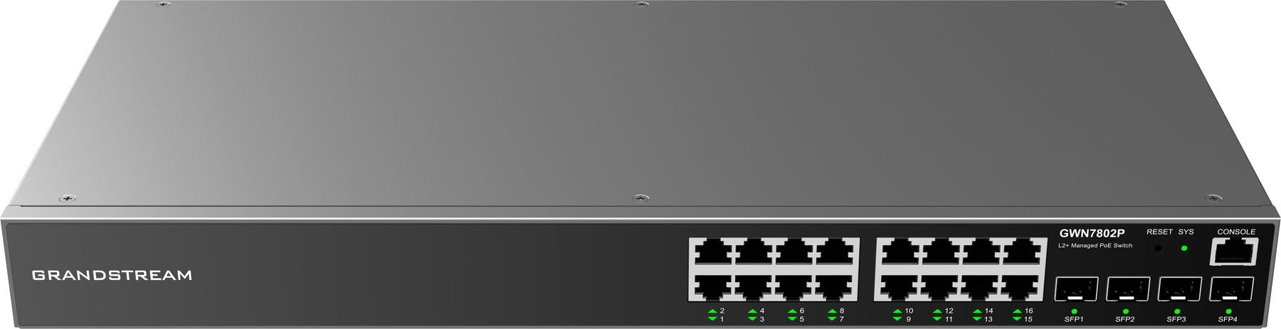 Grandstream GWN7802P Managed Switch 16 Port Giga with 4Port SFP