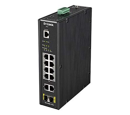 D-Link DIS-200G-12PS Smart Managed Industrial Switch with PoE