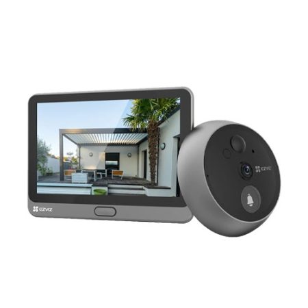 Ezviz CS-HP4 Wire-Free Peephole Doorbell Intercom, (1080p)