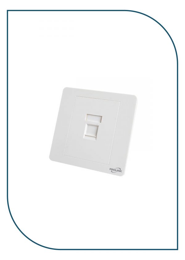 ProLink PL-FP1-UK 1 Port UK type Faceplate