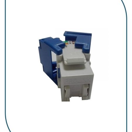 ProLink PL-KJ6-SH-TL CAT6 UTP 1G keystone jack With Shutter
