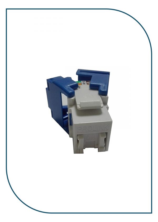 ProLink PL-KJ6-SH-TL CAT6 UTP 1G keystone jack With Shutter